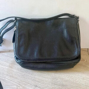 Margot Leather Foldover Envelope Crossbody Purse
